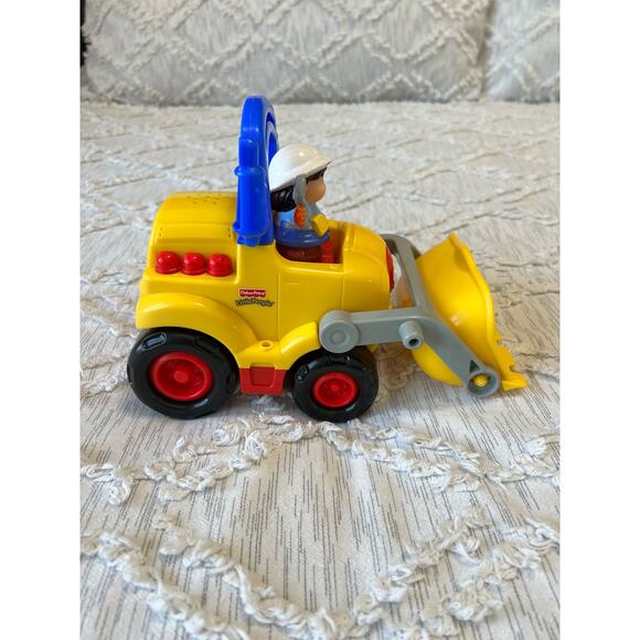 Fisher-Price Lifty Loader Bulldozer Construction w/Figure 2003 Works - Picture 2 of 11